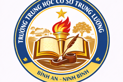 Logo Trường THCS Trung Lương – Biểu tượng truyền thống hiếu học và khát vọng vươn lên